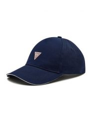 Guess Czapka z daszkiem M1BZ57 WBN60 Granatowy. Niebieskie czapki męskie Guess, z aplikacjami, z materiału. Za 129.99 zł.