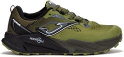 MĘSKIE BUTY BIEGOWE TRAILOWE TERENOWE JOMA RASE MEN 2523 KHAKI TKRASW2523. Brązowe buty do biegania męskie Joma, bez wzorów, bez zapięcia. Za 552.68 zł.