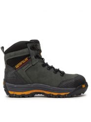 CAT Footwear Trapery Munising 6'' CT S3 P720161 Szary. Szare buty zimowe męskie CAT Footwear, bez wzorów, z nubiku, bez obcasa, bez zapięcia. Za 799.99 zł.