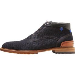 Floris van Bommel CREPI CUP Botki sznurowane dark blue. Niebieskie sztyblety męskie Floris van Bommel, z materiału. Za 839.00 zł.