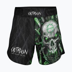 Spodenki treningowe męskie Octagon Spiderskull MMA. Czarne szorty sportowe męskie OCTAGON, bez wzorów, sportowe. Za 139.99 zł.