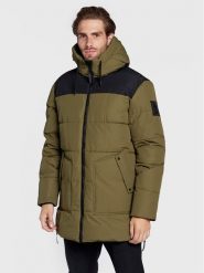 Halti Płaszcz zimowy Linjat 065-0419 Zielony Regular Fit. Zielone płaszcze męskie Halti, na zimę, m, bez wzorów, z syntetyku, bez kaptura. Za 799.99 zł.