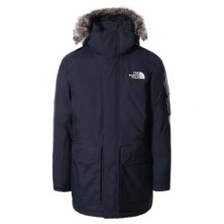 Kurtka turystyczna zimowa męska The North Face M Recycled Mcmurdo Parka. Niebieskie parki męskie The North Face, na zimę, m, bez wzorów, bez kaptura. Za 2,127.65 zł.