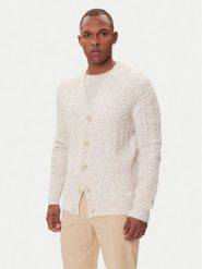 Guess Kardigan M5BR15 Z0462 Beżowy Regular Fit. Brązowe kardigany męskie Guess, m, z aplikacjami, z syntetyku, bez ramiączek. Za 559.99 zł.