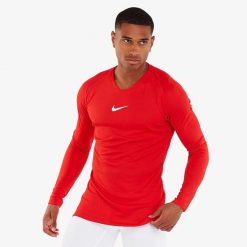 Koszulka Termoaktywna Męska Nike Dry Park First Layer. Białe bielizna termoaktywna męska Nike, m, bez wzorów, bez ramiączek, do piłki nożnej. W wyprzedaży za 125.05 zł.
