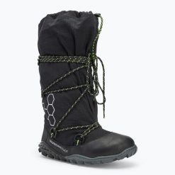 Śniegowce barefoot męskie Vivobarefoot Tundra Esc. Czarne buty zimowe męskie Vivobarefoot, na zimę, bez wzorów, bez obcasa, bez zapięcia. Za 1,499.00 zł.