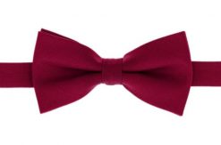 Wełniana Mucha Męska - His Story - Głęboka Czerwień. Czerwone krawaty i muchy męskie His Story, z aplikacjami, z wełny, eleganckie. Za 49.00 zł.