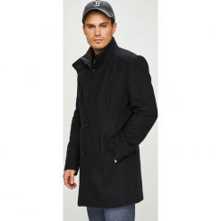 S. Oliver - Płaszcz. Czarne płaszcze męskie s.Oliver BLACK LABEL, z materiału. Za 849.90 zł.