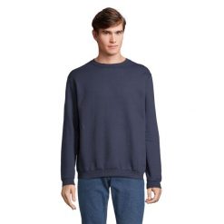 Męska Bluza Z Okrągłym Dekoltem Spider. Niebieskie bluzy nierozpinane męskie SOL'S, l, bez wzorów, bez ramiączek, bez kaptura. Za 69.99 zł.