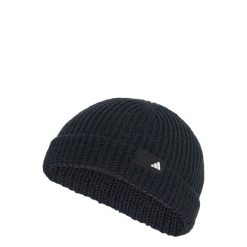 Czapka beanie Fisherman. Białe czapki męskie ADIDAS, bez wzorów, z dzianiny, sportowe. W wyprzedaży za 70.85 zł.
