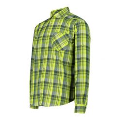 Koszula męska CMP 30T9927. Zielone koszule męskie CMP, m, bez wzorów, bez kołnierzyka, bez ramiączek. Za 201.00 zł.