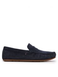 Tommy Hilfiger Mokasyny Casual Hilfiger Suede Driver FM0FM04998 Granatowy. Niebieskie mokasyny męskie Tommy Hilfiger, ze skóry, bez zapięcia. Za 359.99 zł.