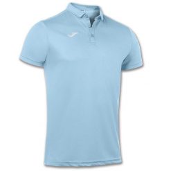 Koszulka polo do tenisa męska Joma Hobby. Niebieskie koszulki polo męskie Joma, l, bez wzorów, z materiału, sportowe, bez kołnierzyka, bez ramiączek. Za 161.00 zł.