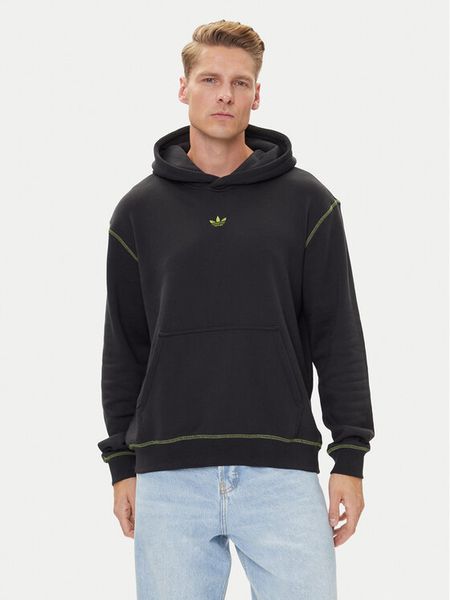 Adidas Bluza Distressed Graphic JY2730 Czarny Loose Fit. Czarne bluzy nierozpinane męskie ADIDAS, l, bez wzorów, z bawełny, bez ramiączek, bez kaptura. Za 219.99 zł.