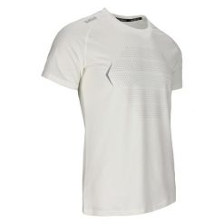 Koszulka sportowa Keeza Turbo z krótkim rękawkiem. Białe t-shirty sportowe męskie KEEZA, m, bez wzorów, sportowe, bez ramiączek. Za 71.00 zł.