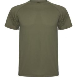 Męska Koszulka Sportowa Montecarlo Z Krótkim Rękawem. Zielone t-shirty sportowe męskie ROLY, m, bez wzorów, sportowe, bez ramiączek. Za 33.99 zł.