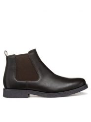 Geox Sztyblety Uomo Claudio U2658A 00043 C6009 Brązowy. Brązowe sztyblety męskie Geox, ze skóry, bez obcasa, bez zapięcia. Za 349.99 zł.