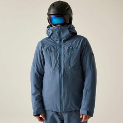 Kurtka narciarska męska z membraną Assimilate Dare 2b. Niebieskie kurtki narciarskie i snowboardowe męskie Dare 2B, na zimę, m, bez wzorów, z tkaniny, bez kaptura, narciarskie. W wyprzedaży za 899.99 zł.
