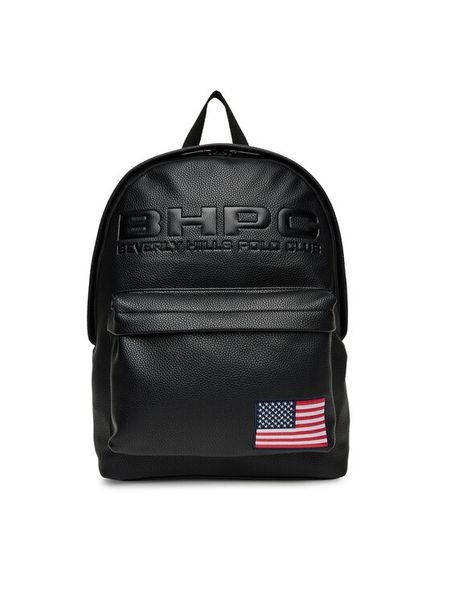 Beverly Hills Polo Club Plecak BHPC-H-001-08 Czarny. Czarne plecaki męskie Beverly Hills Polo Club, bez wzorów, z materiału. Za 159.99 zł.