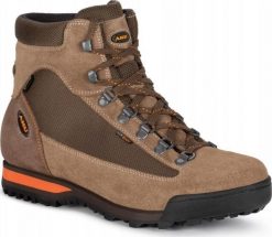 Buty trekkingowe męskie Aku U'S SLOPE GTX, light brown/ orange, 42. Brązowe buty trekkingowe męskie Aku, bez wzorów, bez zapięcia. Za 646.84 zł.