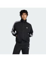 Adidas Bluza Firebird KD8312 Czarny Loose Fit. Czarne bluzy rozpinane męskie ADIDAS, l, bez wzorów, z syntetyku, bez ramiączek, bez kaptura. Za 329.99 zł.