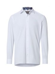 Finshley & Harding Koszula męska Mężczyźni Modern Fit Bawełna (100%) biały jednolity, 46. Białe koszule męskie Finshley & Harding, m, bez wzorów, z bawełny, bez kołnierzyka, bez ramiączek. Za 229.95 zł.