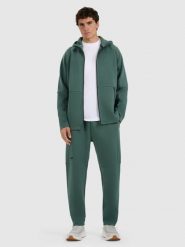 4F Spodnie dresowe joggery męskie - zielone L. Zielone spodnie dresowe męskie 4f, bez wzorów, z dresówki. Za 189.99 zł.