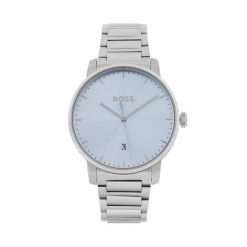 Zegarek BOSS. Szare zegarki męskie Boss, srebrne. Za 1,019.00 zł.