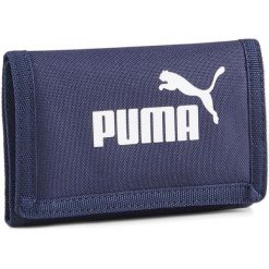 Portfel Puma Phase Wallet, Dla obu płci. Niebieskie portfele męskie Puma, bez wzorów, z poliesteru. Za 190.00 zł.