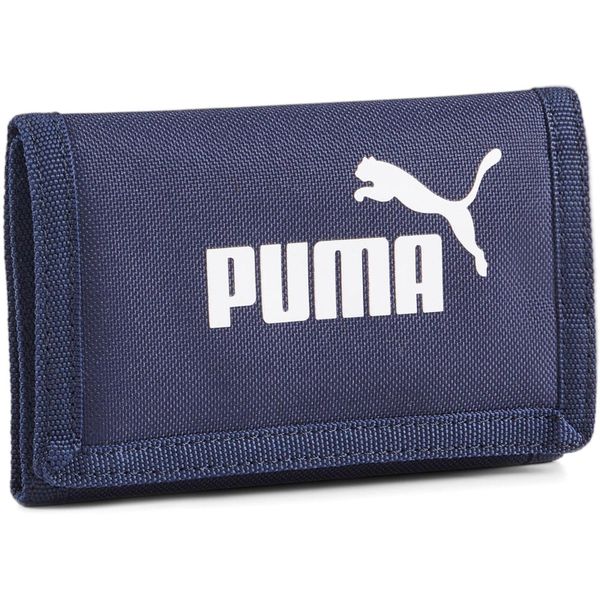 Portfel Puma Phase Wallet. Niebieskie portfele męskie Puma, bez wzorów, z poliesteru. Za 190.00 zł.