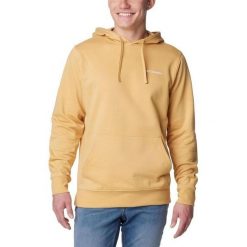 Bluza męska Columbia Trek z kapturem. Żółte bluzy z kapturem męskie Columbia, m, bez wzorów, z bawełny, z kapturem. W wyprzedaży za 269.00 zł.