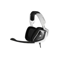 Słuchawki przewodowe CORSAIR Void USB RGB Dolby 7.1 Dolby Biało-czarny. Słuchawki dla graczy marki CORSAIR. Za 399.00 zł.