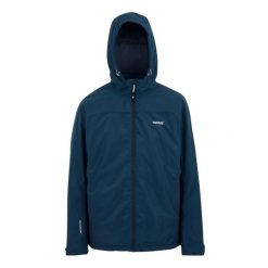 Męska Wodoodporna Kurtka Ocieplana Caspen. Niebieskie kurtki męskie Regatta, m, bez wzorów, sportowe, bez ramiączek, bez kaptura. Za 266.99 zł.