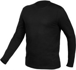 Koszulka z długim rękawem, czarna, rozmiar XXXL. Czarne koszulki męskie z długim rękawem NEO, m, bez wzorów, bez kołnierzyka, bez ramiączek. Za 43.14 zł.