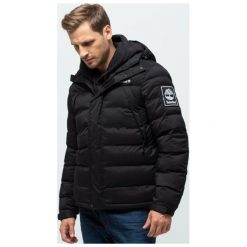 Timberland Kurtka Outdoor Archive Puffer Jacket , czarny, rozmiar M. Czarne kurtki męskie Timberland, na zimę, m, bez wzorów, z gumy, bez ramiączek, bez kaptura. Za 859.99 zł.