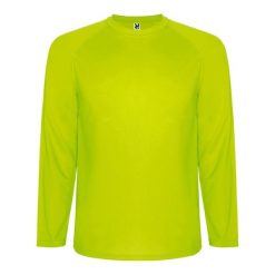 Męska Koszulka Sportowa Z Długim Rękawem Montecarlo. Żółte t-shirty sportowe męskie ROLY, m, bez wzorów, sportowe, bez ramiączek. Za 37.99 zł.