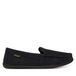 Mokasyny Polo Ralph Lauren. Czarne mokasyny męskie Polo Ralph Lauren, bez zapięcia. Za 449.99 zł.