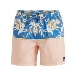 Szorty kąpielowe dla Mężczyzn SPL FLORAL 15" Niebieski. Niebieskie kąpielówki męskie Quiksilver, m, bez wzorów, z materiału. Za 179.99 zł.
