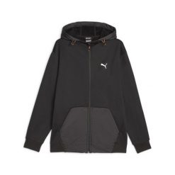 Bluza męska Puma Open Road Full-Zip Hoodie DK. Czarne bluzy nierozpinane męskie Puma, m, bez wzorów, bez ramiączek, bez kaptura. Za 359.00 zł.