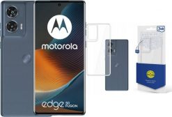 Smartfon Motorola Edge 50 Fusion 8/256GB Granatowy (XT2429-2) + Etui Clear Case. Niebieskie smartfony Motorola. Za 774.00 zł.