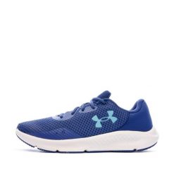 Buty do biegania męskie Under Armour Charged 3 Pursuit. Niebieskie buty do biegania męskie Under Armour, bez wzorów, bez zapięcia, do biegania. Za 336.00 zł.