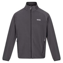 Męski Polar Z Suwakiem Hadfield. Szare bluzy z polaru męskie Regatta, m, bez wzorów, z polaru, sportowe, bez ramiączek, bez kaptura. Za 89.99 zł.