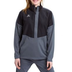 Bluza zapinana na zamek Erima Worker Squad. Czarne bluzy rozpinane męskie Erima, m, bez wzorów, z polaru, bez ramiączek, bez kaptura. W wyprzedaży za 156.45 zł.