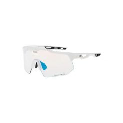 Okulary rowerowe fotochromowe GOG Loki - matt white/black. Białe okulary przeciwsłoneczne męskie GOG, bez wzorów, sportowe. Za 399.00 zł.