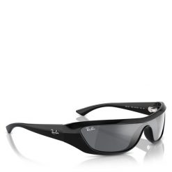 Okulary przeciwsłoneczne Ray-Ban. Czarne okulary przeciwsłoneczne męskie Ray-Ban, bez wzorów. Za 479.99 zł.