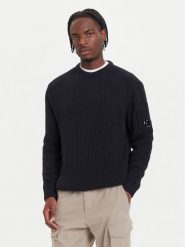 C.P. Company Sweter 19CMKN307A006170A Granatowy Regular Fit. Niebieskie kardigany męskie C.P. Company, l, bez wzorów, z syntetyku, bez ramiączek. Za 1,299.00 zł.