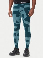 Adidas Bielizna termoaktywna dolna Multi Synthetic Base Layer JP2757 Zielony Slim Fit. Zielona bielizna termoaktywna męska ADIDAS, m, bez wzorów, z syntetyku, bez ramiączek, outdoorowe. Za 199.99 zł.