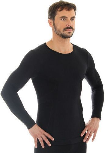 Brubeck Koszulka męska z długim rękawem COMFORT WOOL grafitowa r. L (LS11600). Szare bielizna termoaktywna męska Brubeck, l, bez wzorów, bez ramiączek. Za 230.94 zł.