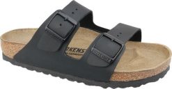 Birkenstock Klapki Arizona BF 51791 czarne r. 48. Czarne klapki i japonki męskie Birkenstock, bez wzorów. Za 326.45 zł.