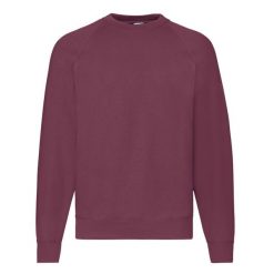 Męska Klasyczna Bluza Raglanowa. Brązowe bluzy nierozpinane męskie Fruit of the Loom, m, bez wzorów, klasyczne, bez ramiączek, bez kaptura. Za 64.99 zł.